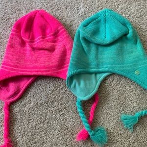Girl’s winter hats.
